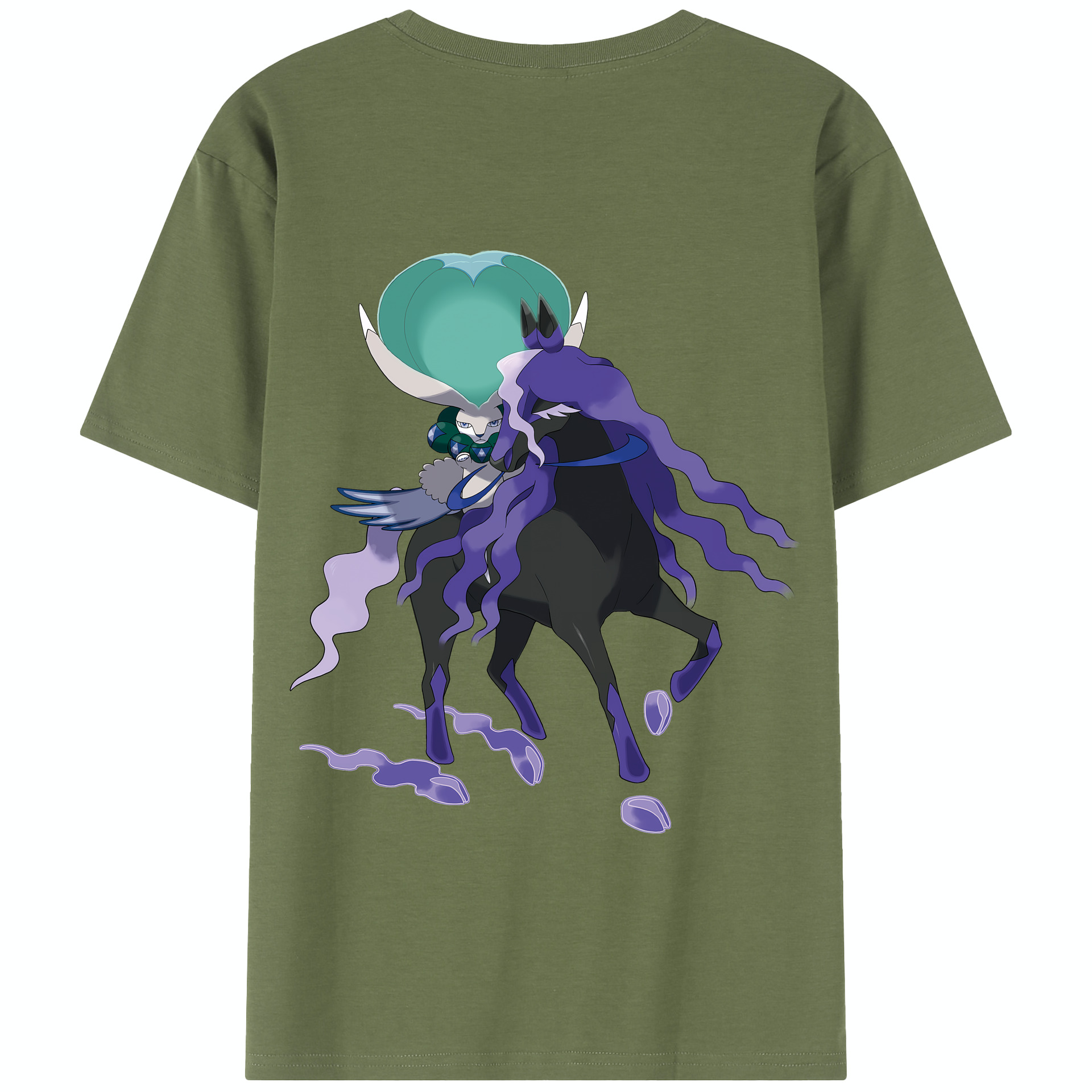 （画像用） ポケットモンスター Pokémon 綿100％半袖Tシャツ（背面プリント）